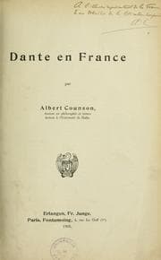 Tapa de Dante en France