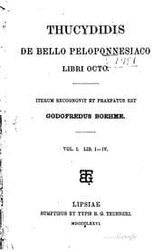 Tapa de Thucydidis De bello peloppnnesiaco libri octo: Iterum recognovit et ..