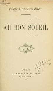 Tapa de Au bon soleil
