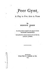 Tapa de Peer Gynt: A Play in Five Acts in Verse