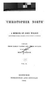 Tapa de "Christopher North,"