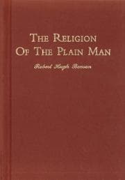 Tapa de The Religion of the Plain Man