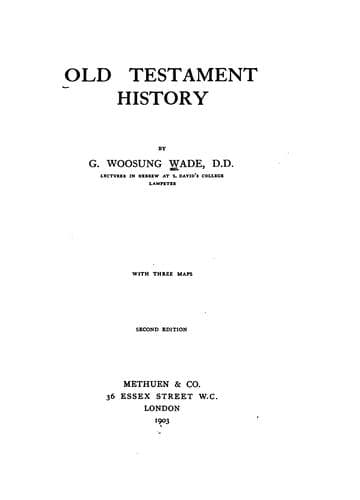 Tapa de Old Testament History