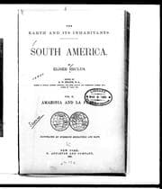 Tapa de The earth and its inhabitants, South America