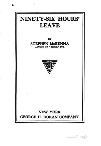 Tapa de Ninety-six hours' leave