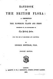 Tapa de Handbook of the British Flora: A Description of the Flowering Plants and ..