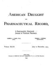 Tapa de American Druggist and Pharmaceutical Record