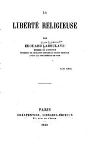 Tapa de La Liberté religieuse