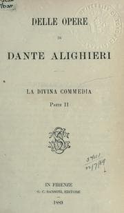 Tapa de Delle opere di Dante Alighieri: La Divina Commedia