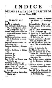 Tapa de España Sagrada: Theatro geographico-historico de la Iglesia de España. Origen, divisiones, y ...
