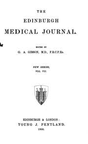Tapa de Edinburgh Medical Journal