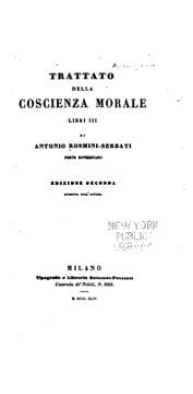 Tapa de Trattato della coscienza morale