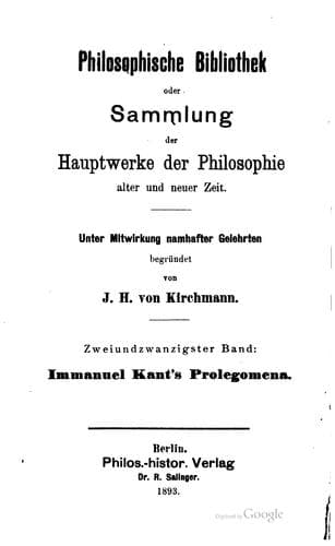 Tapa de Immanuel Kant's Metaphysik der sitten.