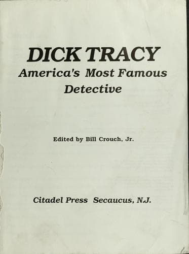 Tapa de Dick Tracy