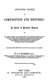 Tapa de Advanced Course of Composition and Rhetoric