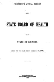 Tapa de Annual Report of the Illinois State Board of Health