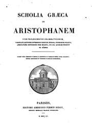 Tapa de Scholia Graeca in Aristophanem: cum prolegomenis grammaticorum