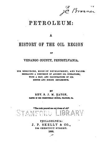Tapa de Petroleum