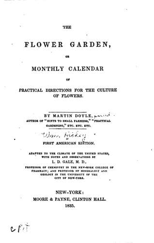 Tapa de The flower garden