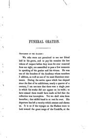 Tapa de A Funeral Oration, Occasioned by the Death of Thomas Cole: Delivered Before ..