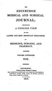 Tapa de The Edinburgh Medical and Surgical Journal