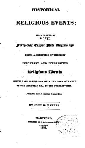 Tapa de Historical Religious Events