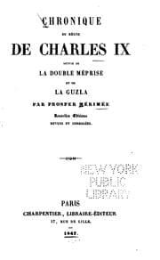 Tapa de Chronique du règne de Charles IX
