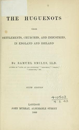 Tapa de The Huguenots