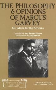 Tapa de Philosophy andopinions of Marcus Garvey