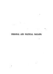 Tapa de Personal and political ballads