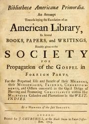 Tapa de Bibliothecae americanae primordia