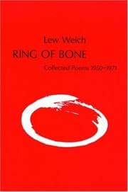 Tapa de Ring of Bone Collected Poems 1950-1971