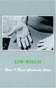 Tapa de How I read Gertrude Stein