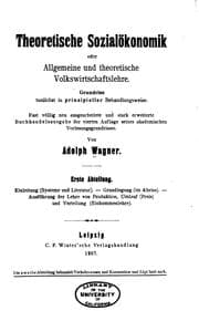 Tapa de Theoretische Sozialökonomik oder, allgemeine und theoretische ..