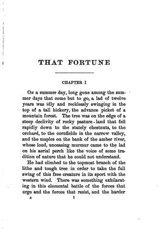 Tapa de That Fortune: A Novel