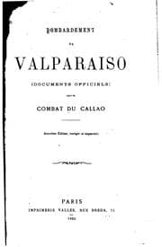 Tapa de Bombardement de Valparaiso