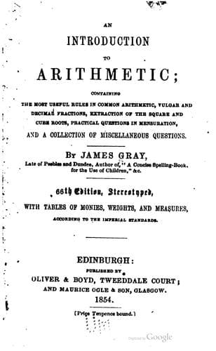 Tapa de An introduction to arithmetic