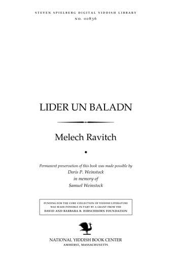 Tapa de Lider un baladn