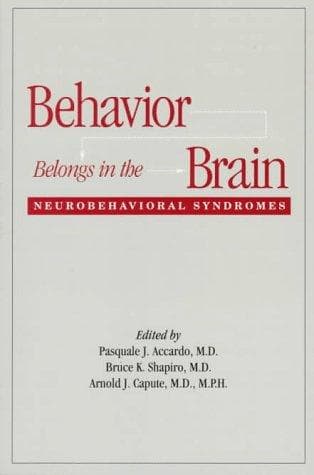 Tapa de Behavior belongs in the brain