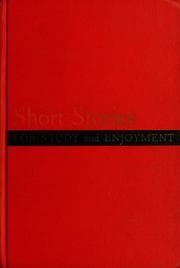 Tapa de Short stories for study and enjoyment