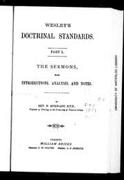 Tapa de Wesley's doctrinal standards