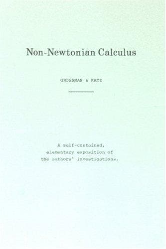 Tapa de Non-Newtonian calculus