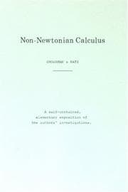 Tapa de Non-Newtonian calculus