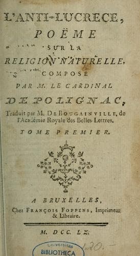 Tapa de L'Anti-Lucrèce