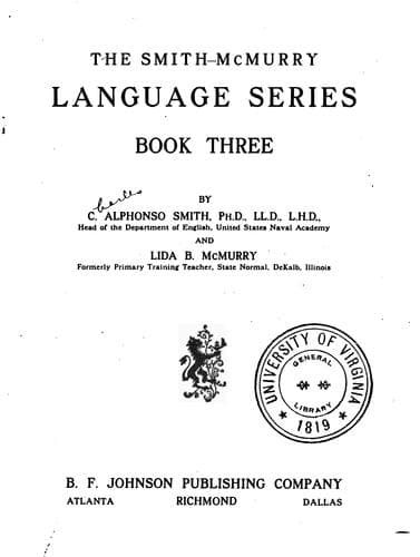 Tapa de The Smith-McMurry language series