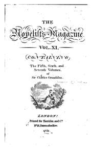 Tapa de The Novelist's Magazine
