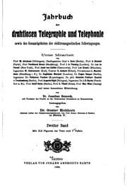 Tapa de Jahrbuch der drahtlosen Telegraphie und Telephonie
