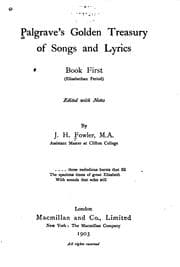 Tapa de Golden Treasury of Songs and Lyrics