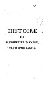 Tapa de Histoire de Marguerite d'Anjou, reine d'Angleterre