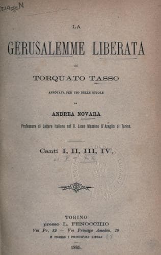 Tapa de La Gerusalemme Liberata